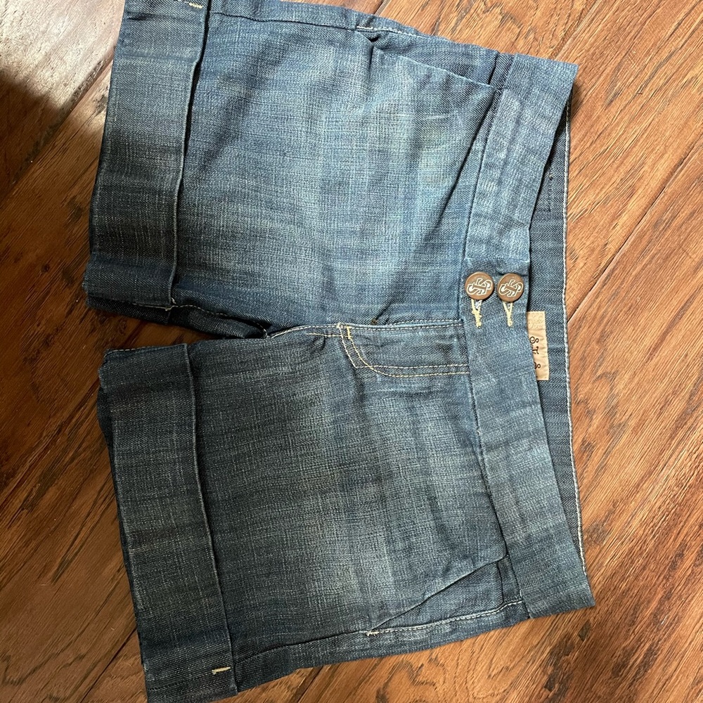 see thru soul jean shorts